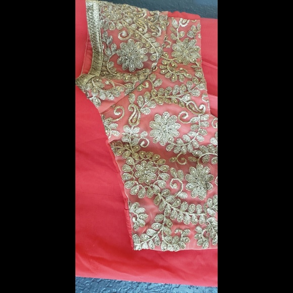 Indian Pakistani saree sari with blouse - Picture 4 of 8